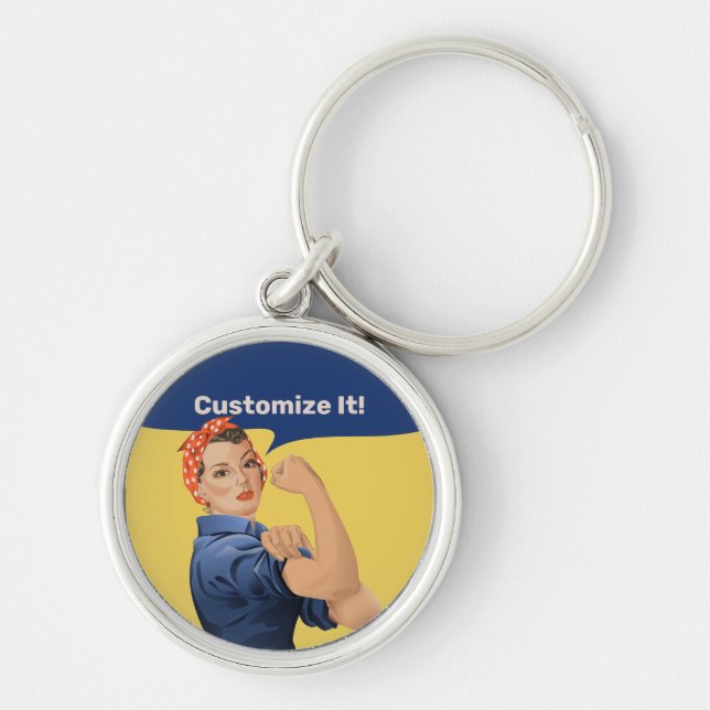 Chaveiro Rosie the Riveter (Frente)