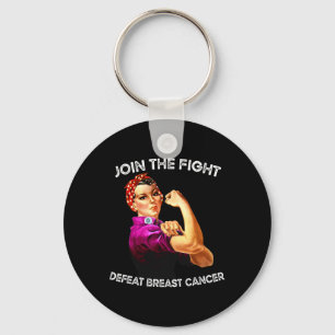 Chaveiro Rosie The Riveter Derrotar A Consciência Do Cancer