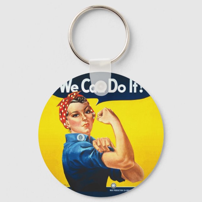 Chaveiro Rosie the Riveter – “We Can Do It!” (Frente)