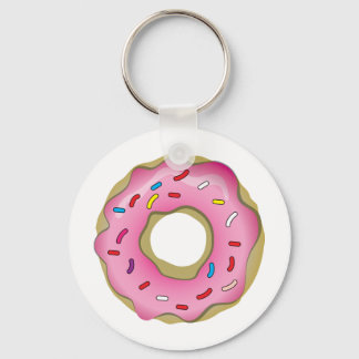 Chaveiro Rosquinha elegante com saliência e borrachas