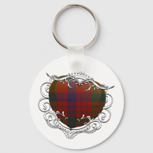 Chaveiro Ross Tartan Heart