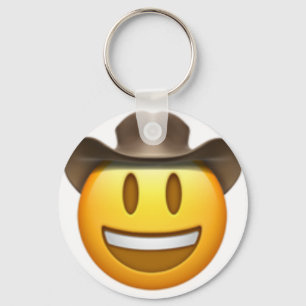 Chaveiro Rosto de Cowboy emoji
