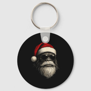 Chaveiro Rosto de Pé-Grande Óculos de Sol Papai Noel Natal