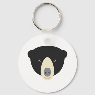 Chaveiro Rosto de Urso do Sol