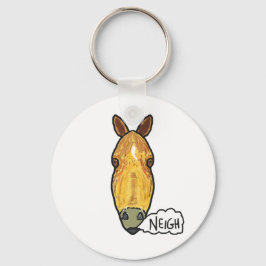Chaveiro Rosto do Cavalo Perto