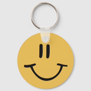 Chaveiro Rosto Feliz Amarelo