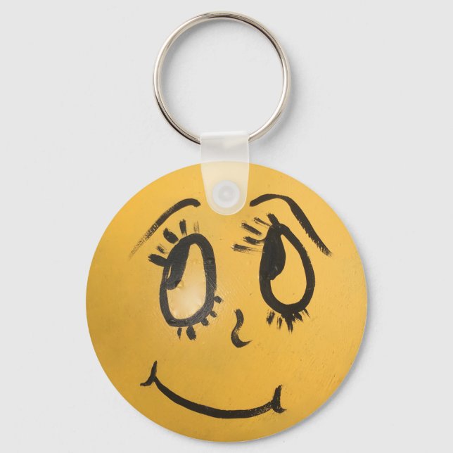 Chaveiro Rosto Feliz Bonito (Frente)