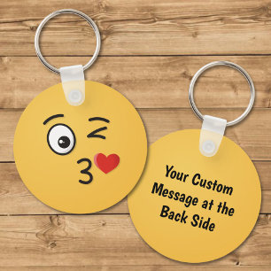 Chaveiro Rosto Jogando Beijo