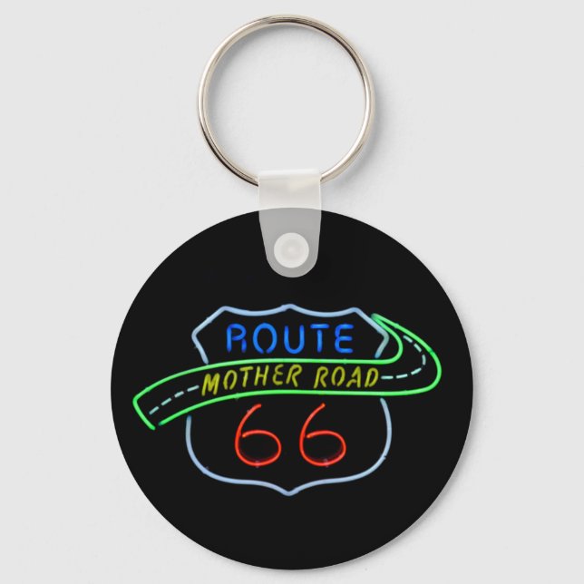 Chaveiro Rota 66, A Estrada-Mãe, Sinal de Neon (Frente)