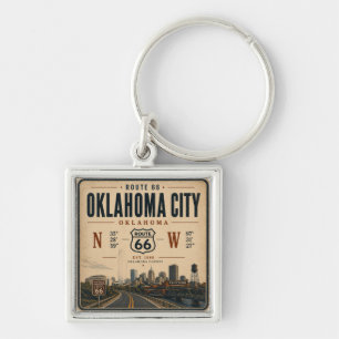 Chaveiro Rota 66 em Oklahoma City Coordenadas