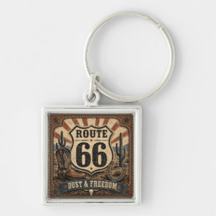 Chaveiro Rota 66 Poeira Liberdade Vintage Ocidental Pocketw