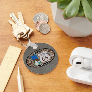 Chaveiro Rota histórica dos EUA 66~Parks, Arizona