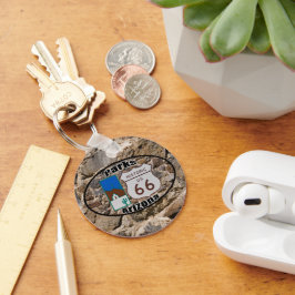 Chaveiro Rota histórica dos EUA 66~Parks, Arizona