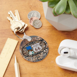 Chaveiro Rota histórica dos EUA 66~Parks, Arizona