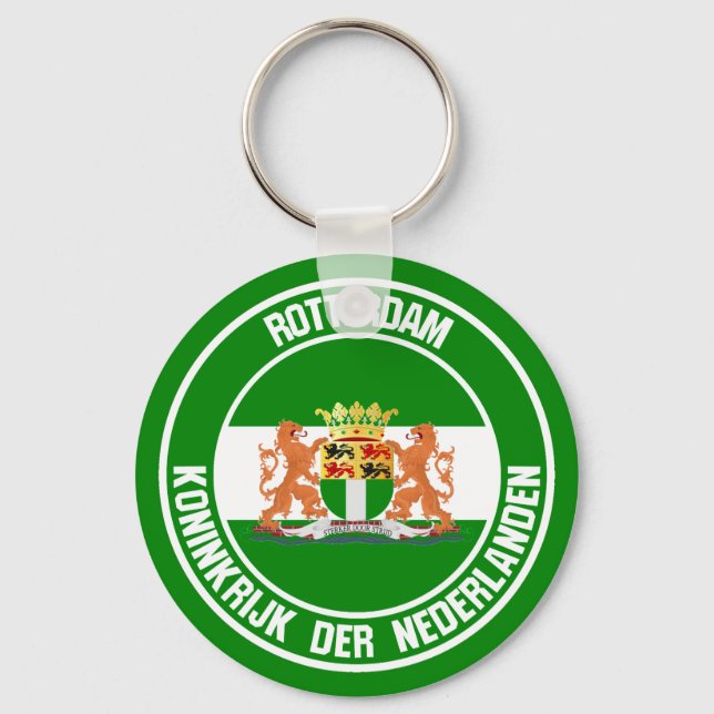 Chaveiro Roterdão - Round Emblem (Frente)