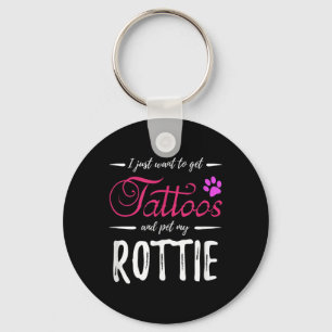 Chaveiro Rottie Dog Lover Tatto Engraçado Rottweiler Cachor