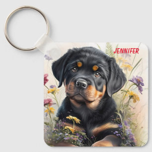 Chaveiro Rottweiler Adorável
