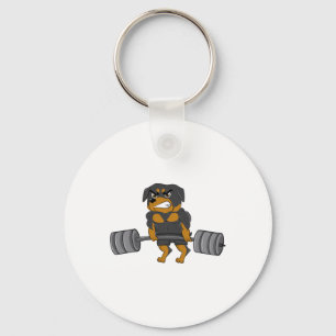 Chaveiro Rottweiler Camiseta de cão de construção de edifíc