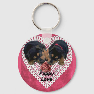 Chaveiro Rottweiler Dias de os namorados de Amor