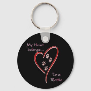 Chaveiro Rottweiler Hearts Pertence