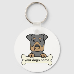 Chaveiro Rottweiler personalizado