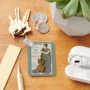 Chaveiro Rótulo do produto Vintage, Gotas de Tosse Estelar 