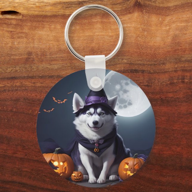 Chaveiro Rouco Cão Aventura Aventura Moonlit Magic Spooky (Frente)