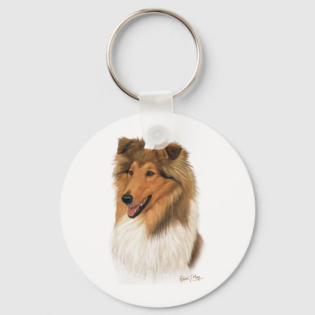 Chaveiro Rough Collie (Frente)