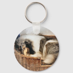 Chaveiro Rough Collie Art Gifts