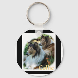 Chaveiro Rough Collie Art Gifts