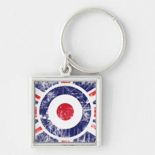 Chaveiro Roundel Target Mods UK Target Union Jack