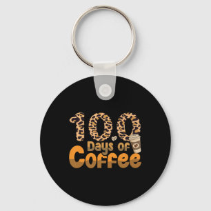 Chaveiro Roupa de café para professores de 100 dias de esco