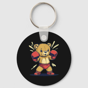 Chaveiro Roupa De Urso Esportivo Para Amantes De Luvas E Bo