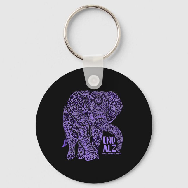 Chaveiro Roupa e gi da Consciência do Elefante Roxo (Frente)