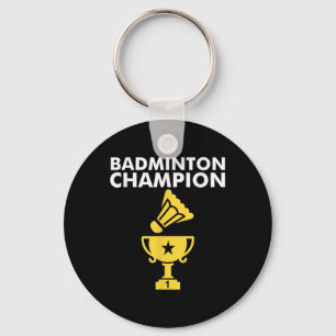 Chaveiro Roupas de Campeão de Badminton Birdie