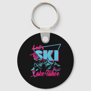 Chaveiro Roupas de Esqui Vintage 80s 90s - Retro Lake Tahoe