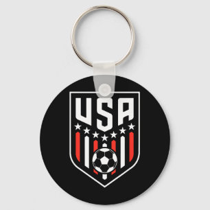 Chaveiro Roupas de Futebol com Bandeira Americana para Home