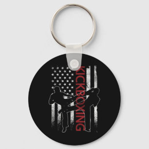 Chaveiro Roupas de Kickboxing da Bandeira Americana Equipam