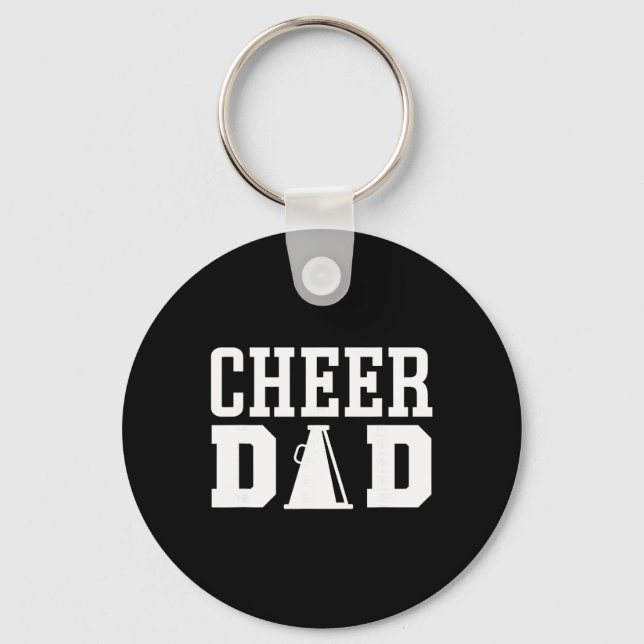 Chaveiro Roupas de Pai de Cheerleading Para Cheer Dad  (Frente)