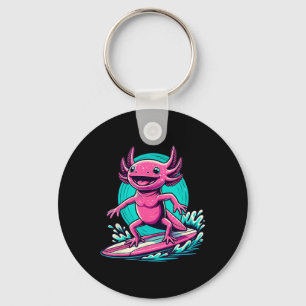 Chaveiro Roupas de Surf Axolotl Prancha de Surf Surfista Pa