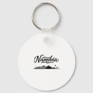 Chaveiro Roupas de viagem de férias na paisagem de Namíbia