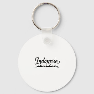 Chaveiro Roupas de viagem para férias com paisagem de Indon