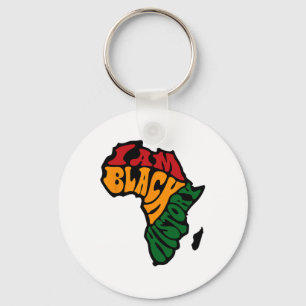 Chaveiro Roupas do Mês da História Negra Mapa da África Tec