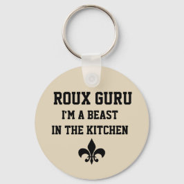 Chaveiro Roux Guru Rougarou Funny Louisiana Keychain