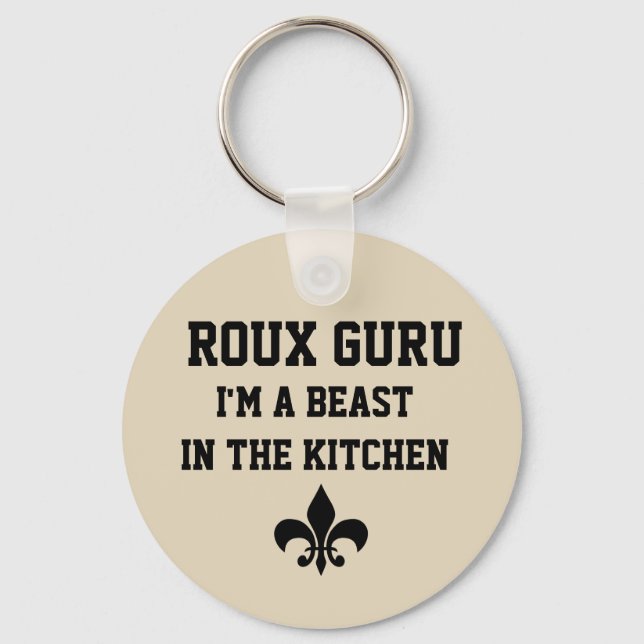Chaveiro Roux Guru Rougarou Funny Louisiana Keychain (Frente)