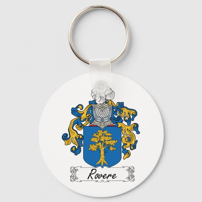 Chaveiro Rovere Family Crest (Frente)