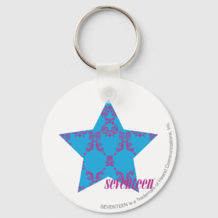 Chaveiro Roxo-Aqua 2 do damasco