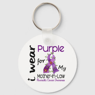 Chaveiro Roxo do câncer de pâncreas para minha sogra 43
