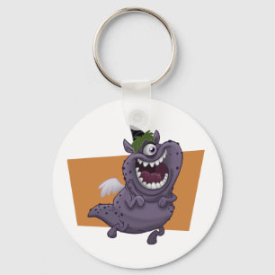 Chaveiro roxo do monstro