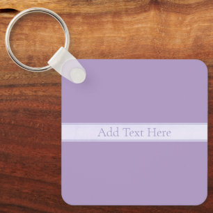 Chaveiro Roxo Lavanda Leve Elegante Personalizável